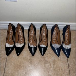 3 pairs of KC Gayle Pumps - willing to sell separately as well..